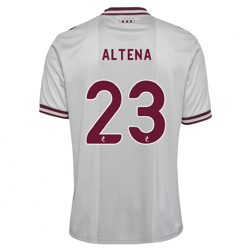 Danxen Heren Jordi Altena #23 Wit Bordeauxrood Uitshirt Uittenue 2026/27 T-Shirt België