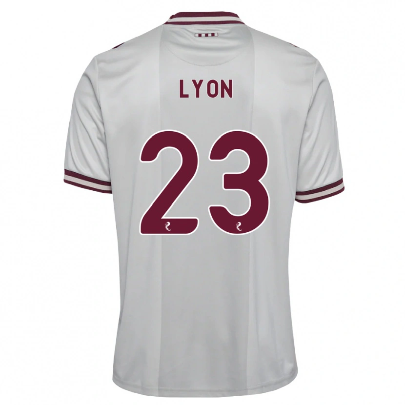 Danxen Heren Jack Lyon #23 Wit Bordeauxrood Uitshirt Uittenue 2026/27 T-Shirt België