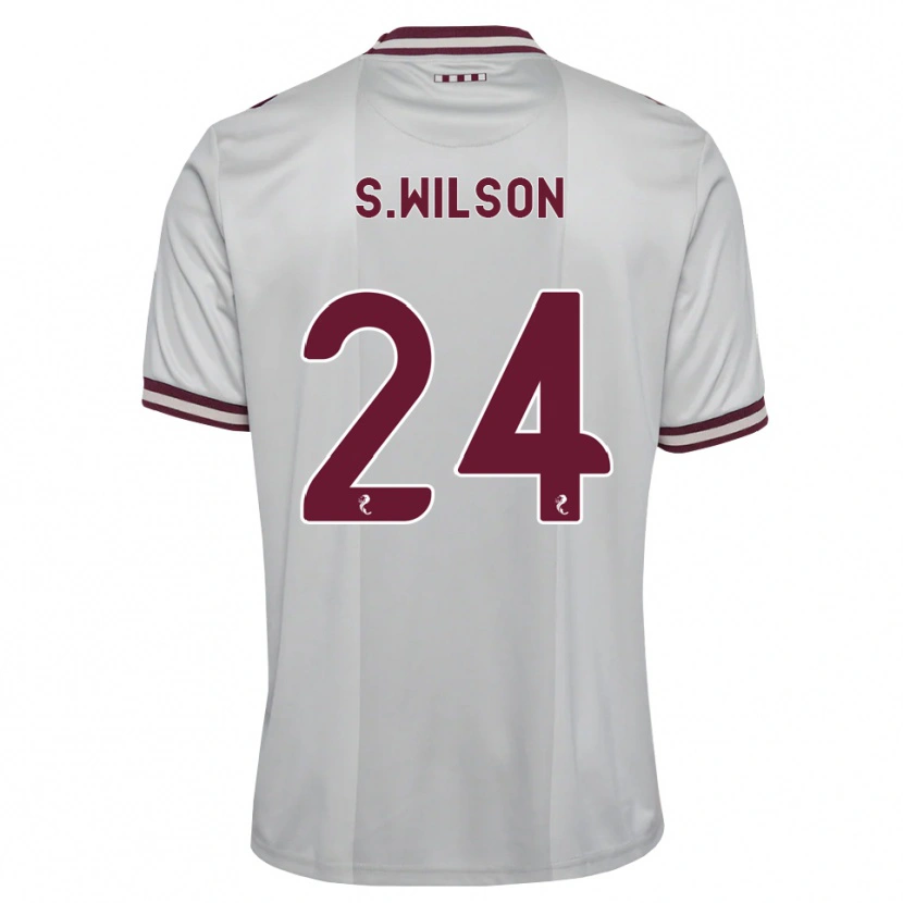 Danxen Heren Stanley Wilson #24 Wit Bordeauxrood Uitshirt Uittenue 2026/27 T-Shirt België