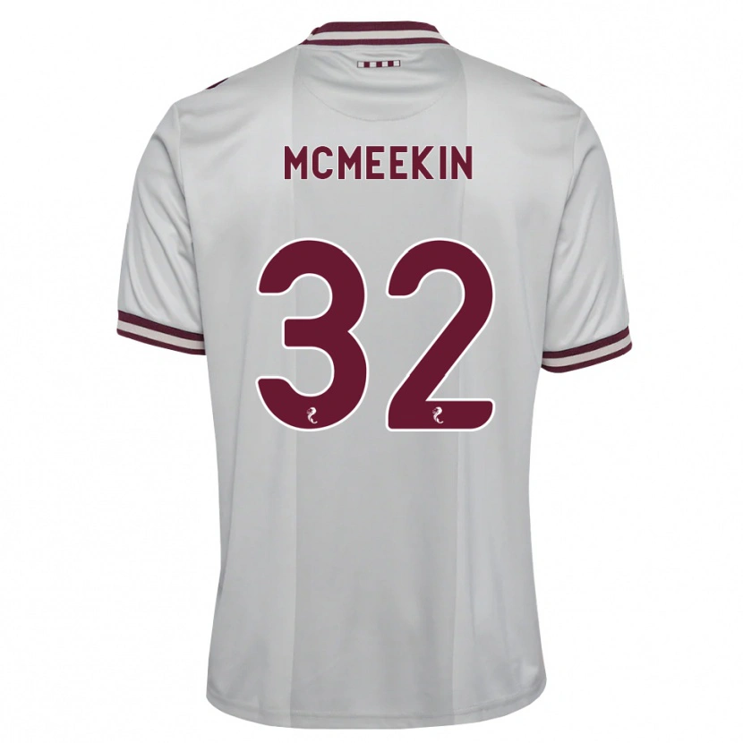 Danxen Heren Keir Mcmeekin #32 Wit Bordeauxrood Uitshirt Uittenue 2026/27 T-Shirt België