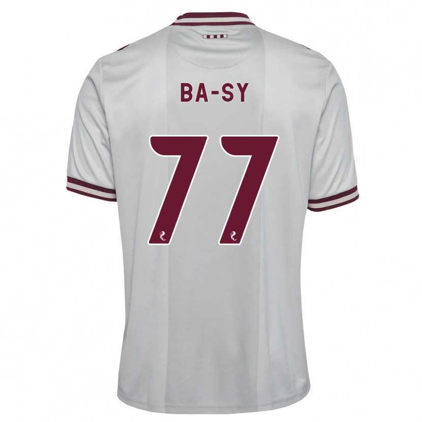 Danxen Heren Amadou Ba-Sy #77 Wit Bordeauxrood Uitshirt Uittenue 2026/27 T-Shirt België