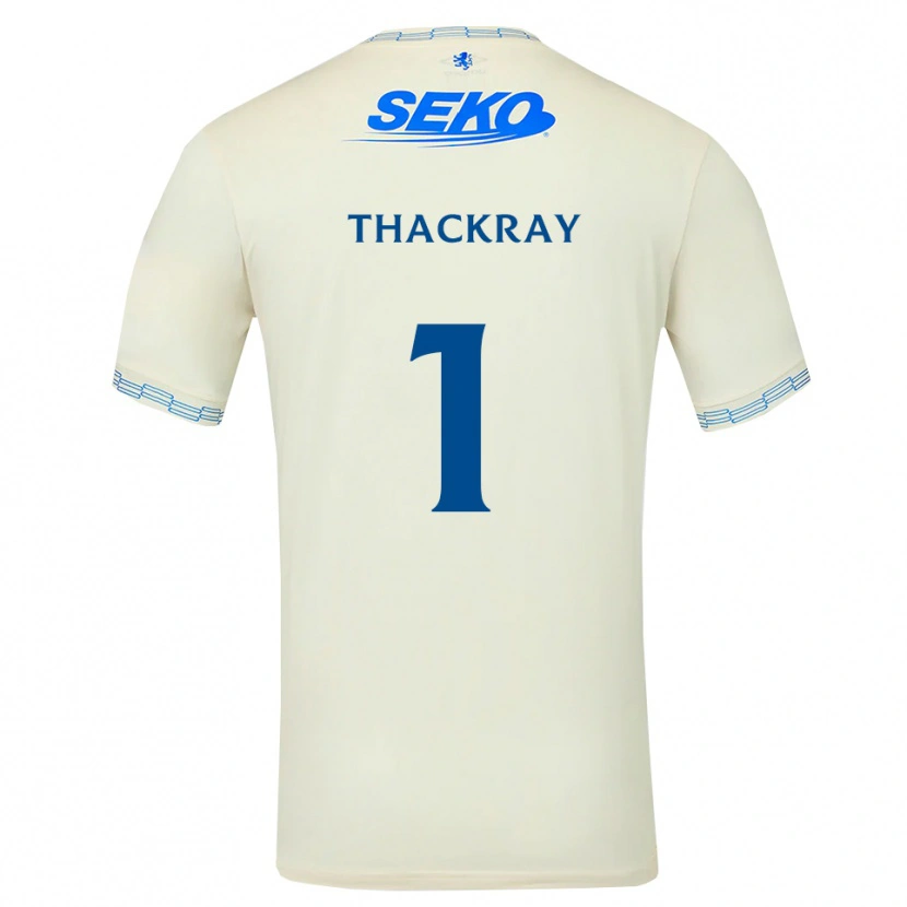 Danxen Heren Greig Thackray #1 Diepblauw Wit Uitshirt Uittenue 2026/27 T-Shirt België