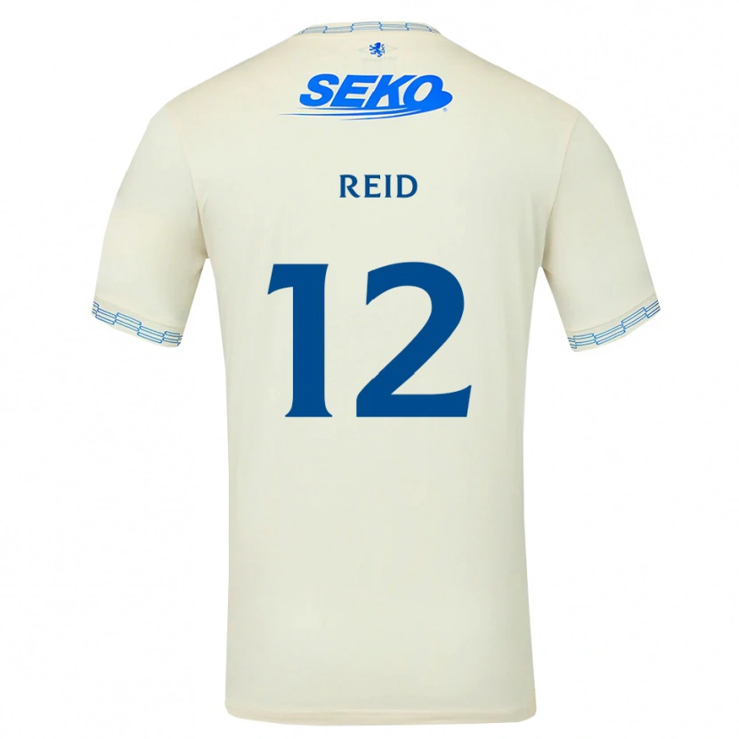 Danxen Heren James Reid #12 Diepblauw Wit Uitshirt Uittenue 2026/27 T-Shirt België