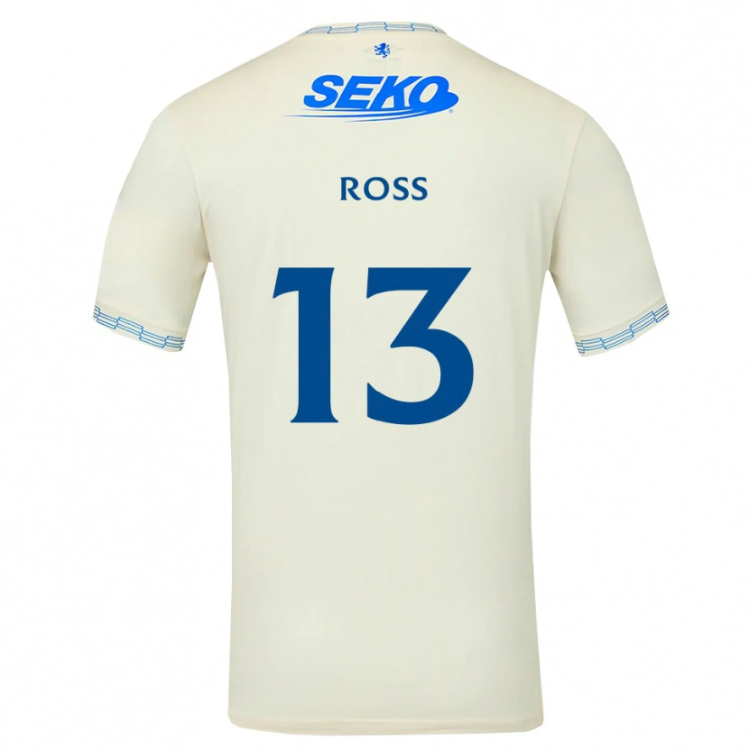 Danxen Heren Jane Ross #13 Diepblauw Wit Uitshirt Uittenue 2026/27 T-Shirt België