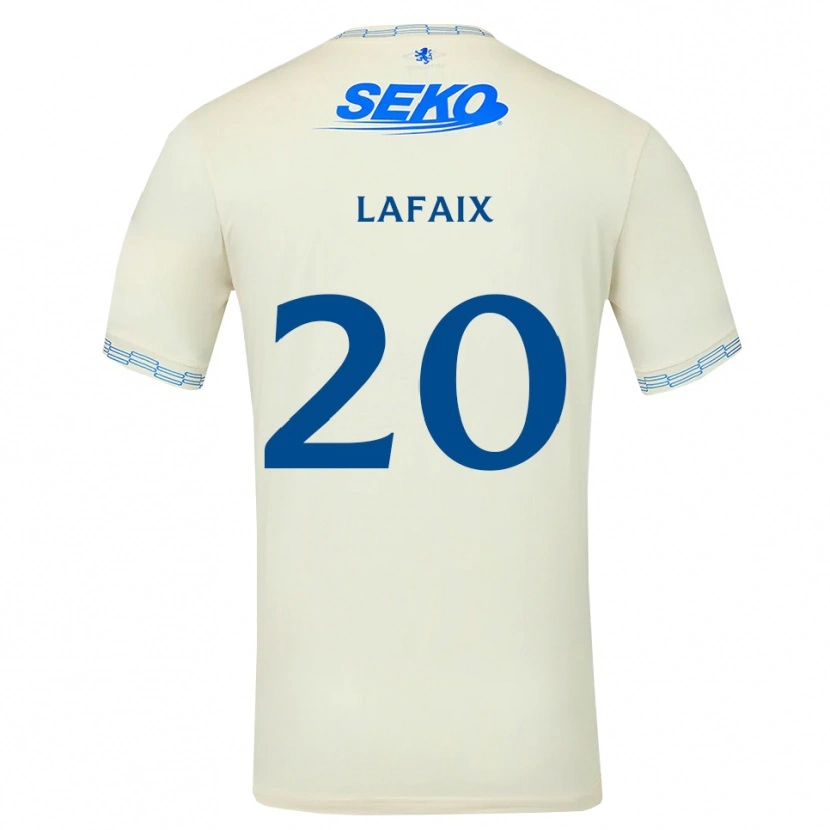 Danxen Heren Camille Lafaix #20 Diepblauw Wit Uitshirt Uittenue 2026/27 T-Shirt België