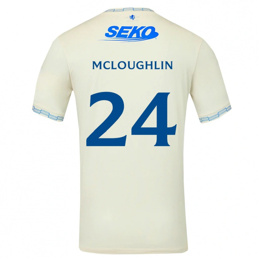 Danxen Heren Olivia Mcloughlin #24 Diepblauw Wit Uitshirt Uittenue 2026/27 T-Shirt België