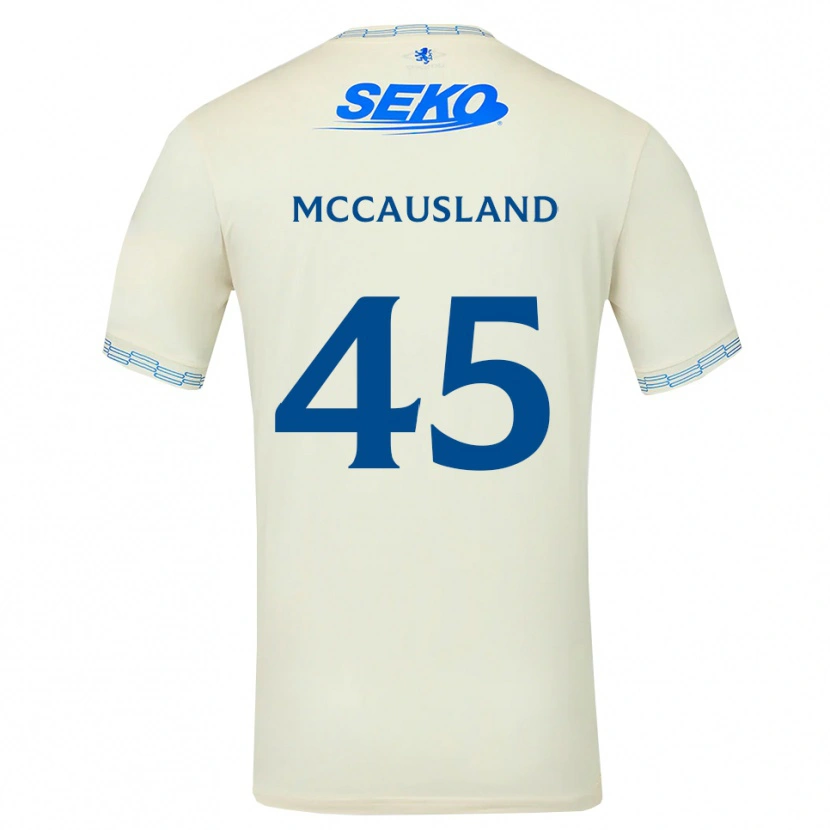 Danxen Heren Ross Mccausland #45 Diepblauw Wit Uitshirt Uittenue 2026/27 T-Shirt België