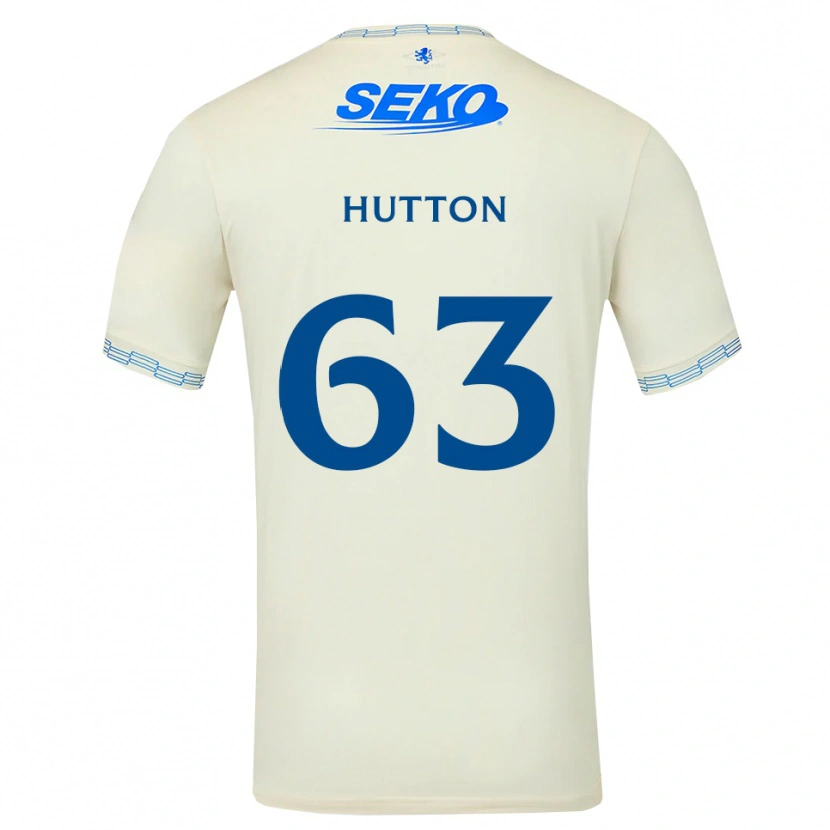 Danxen Heren Zander Hutton #63 Diepblauw Wit Uitshirt Uittenue 2026/27 T-Shirt België