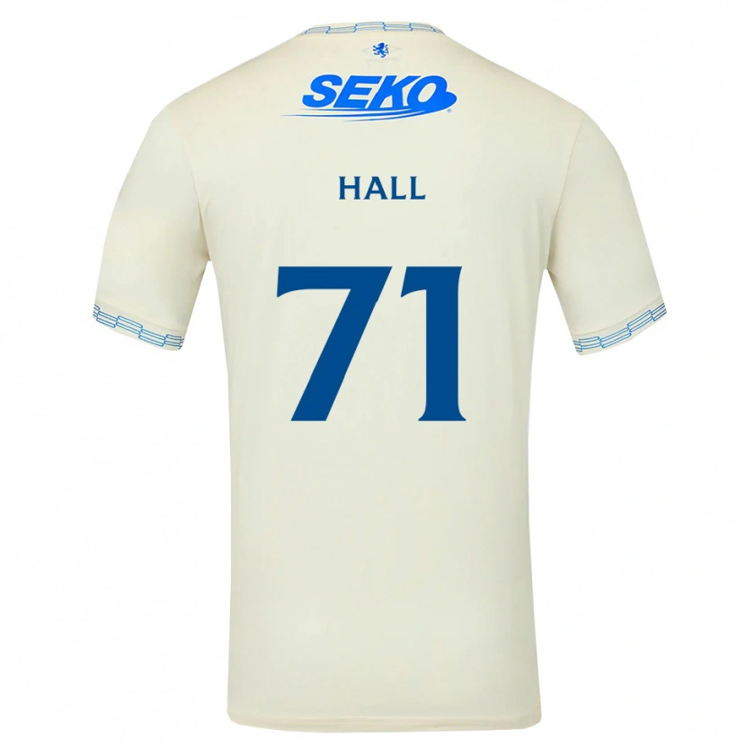 Danxen Heren Ruaridh Hall #71 Diepblauw Wit Uitshirt Uittenue 2026/27 T-Shirt België