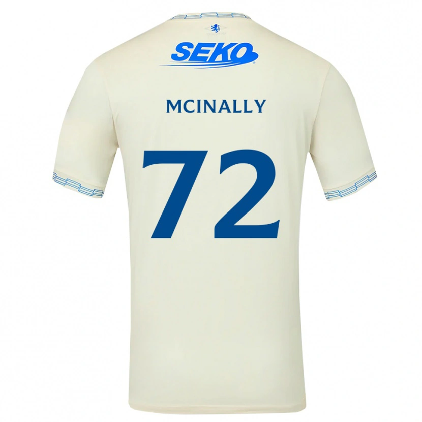 Danxen Heren Darren Mcinally #72 Diepblauw Wit Uitshirt Uittenue 2026/27 T-Shirt België