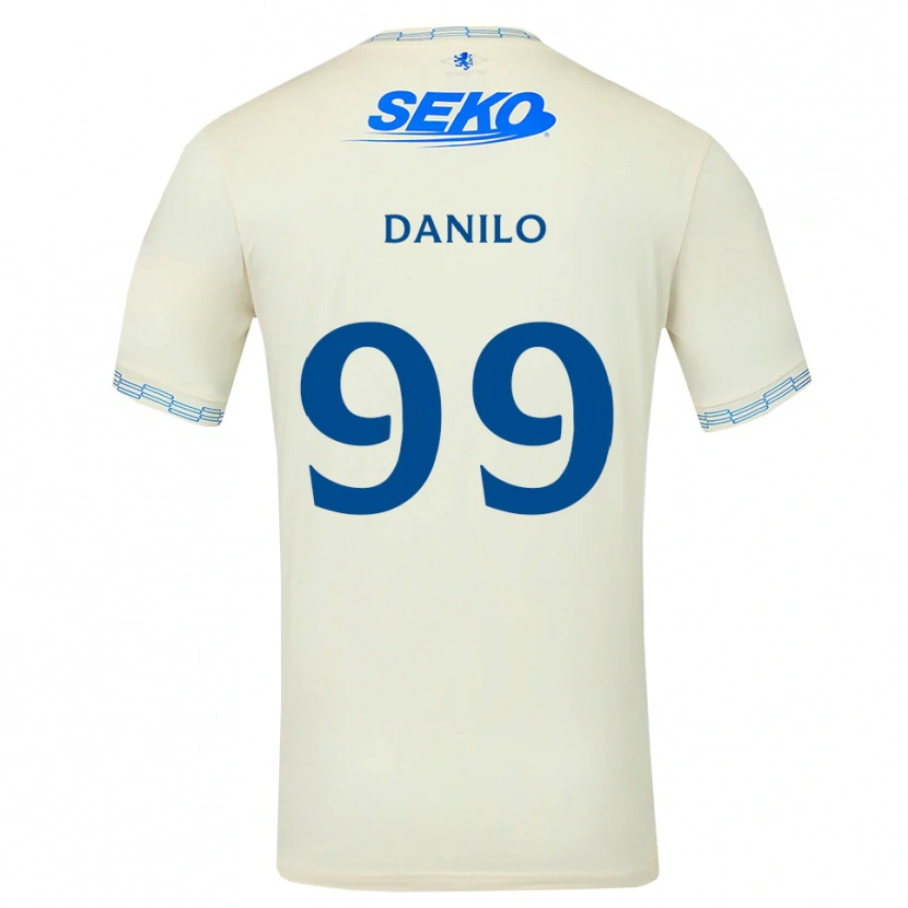 Danxen Heren Danilo #99 Diepblauw Wit Uitshirt Uittenue 2026/27 T-Shirt België