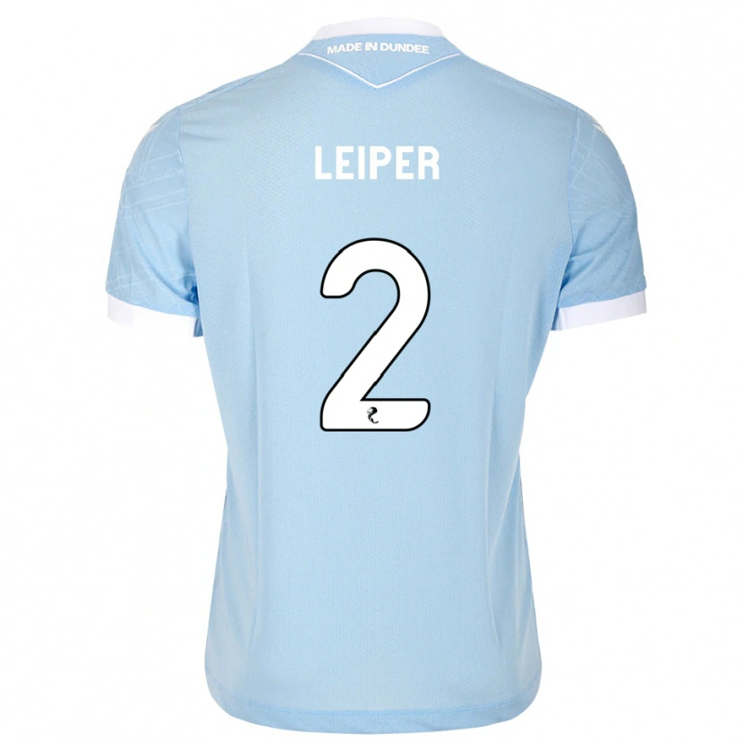 Danxen Heren Ashton Leiper #2 Lichthemelsblauw Wit Uitshirt Uittenue 2026/27 T-Shirt België