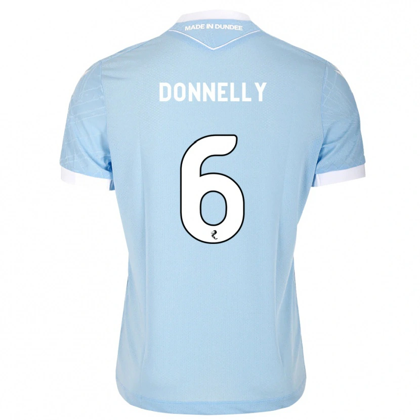Danxen Heren Aaron Donnelly #6 Lichthemelsblauw Wit Uitshirt Uittenue 2026/27 T-Shirt België