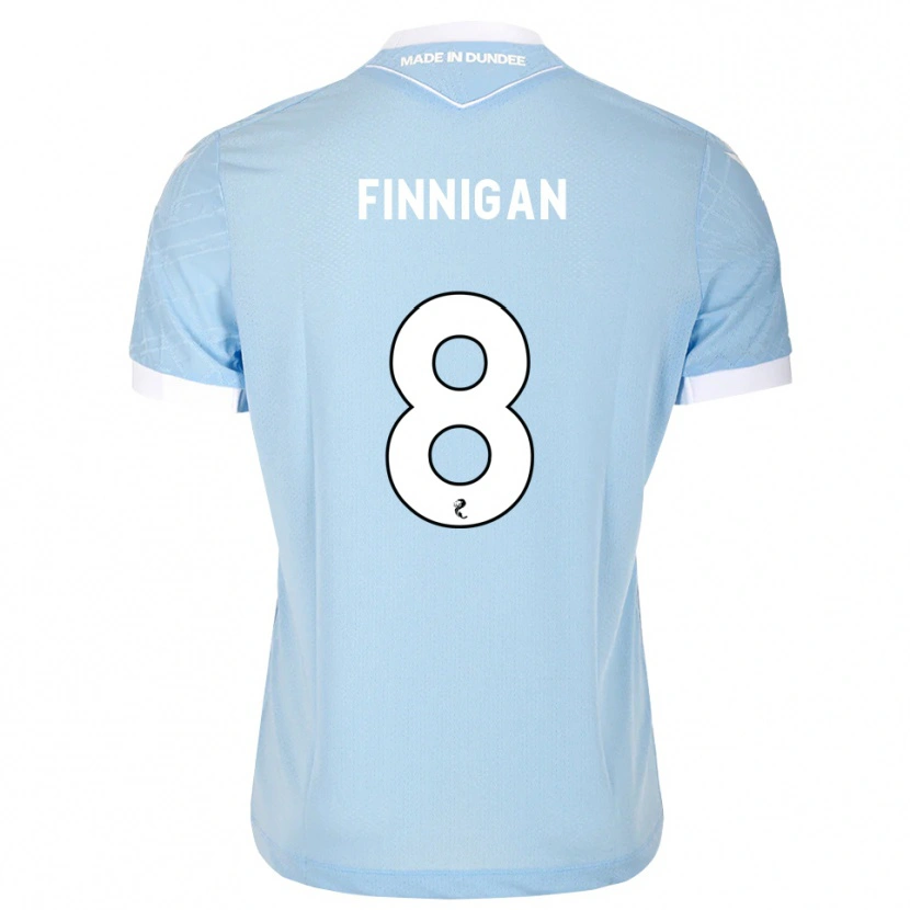 Danxen Heren Ryan Finnigan #8 Lichthemelsblauw Wit Uitshirt Uittenue 2026/27 T-Shirt België