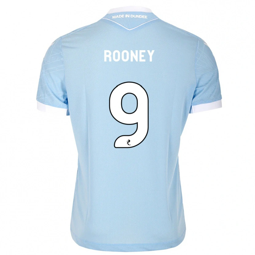 Danxen Heren Chris Rooney #9 Lichthemelsblauw Wit Uitshirt Uittenue 2026/27 T-Shirt België