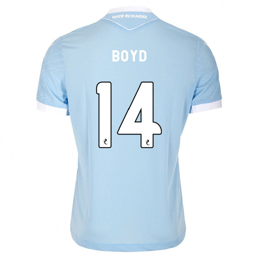 Danxen Heren Travis Boyd #14 Lichthemelsblauw Wit Uitshirt Uittenue 2026/27 T-Shirt België