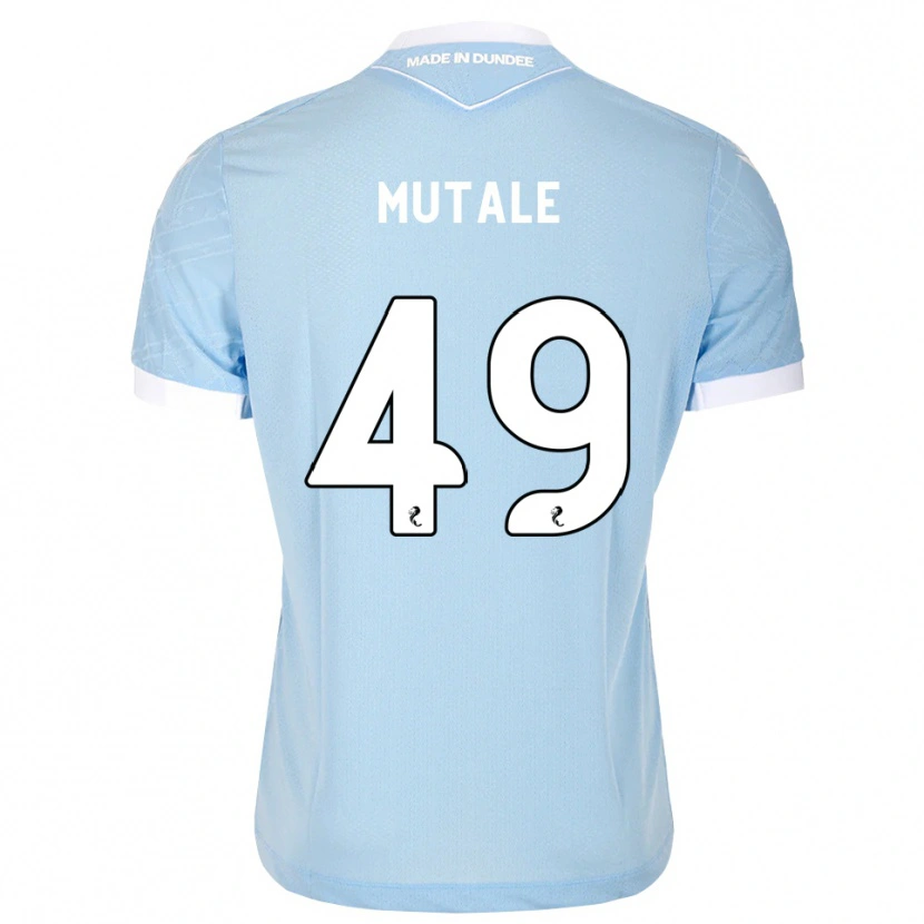 Danxen Heren Euan Mutale #49 Lichthemelsblauw Wit Uitshirt Uittenue 2026/27 T-Shirt België