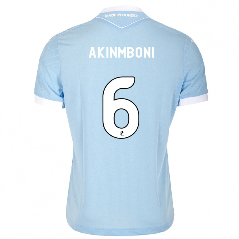 Danxen Heren Matai Akinmboni #6 Lichthemelsblauw Wit Uitshirt Uittenue 2026/27 T-Shirt België