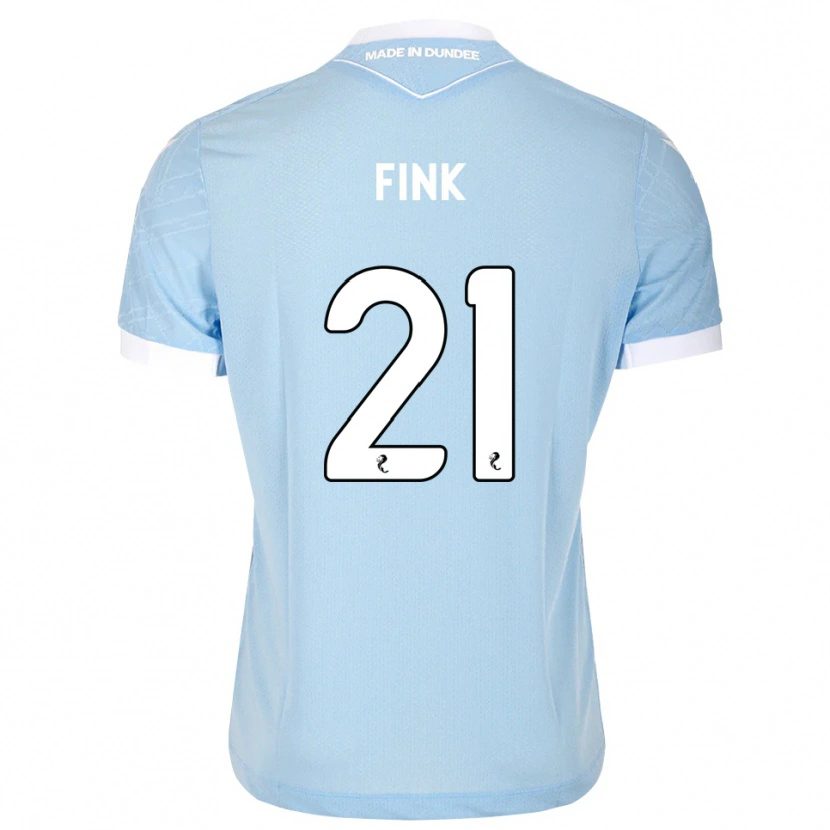 Danxen Heren Bradley Fink #21 Lichthemelsblauw Wit Uitshirt Uittenue 2026/27 T-Shirt België