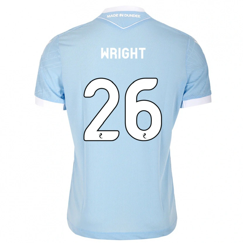 Danxen Heren Joe Wright #26 Lichthemelsblauw Wit Uitshirt Uittenue 2026/27 T-Shirt België