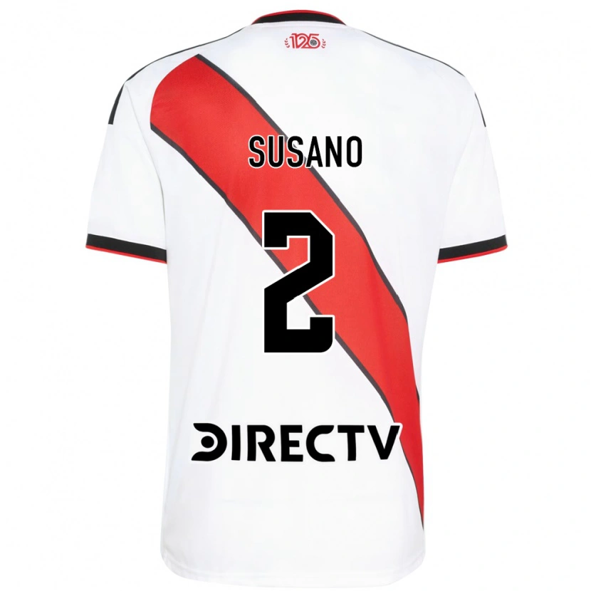 Danxen Dames Ángel Susano #2 Rood Wit Zwart Thuisshirt Thuistenue 2026/27 T-Shirt België