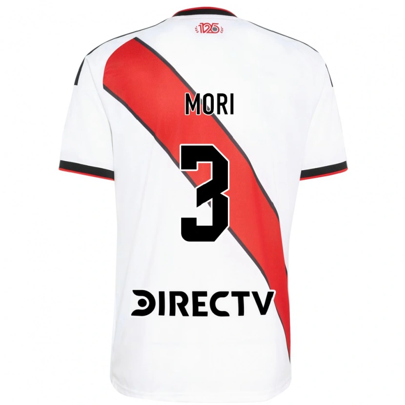 Danxen Dames Ramiro Funes Mori #3 Rood Wit Zwart Thuisshirt Thuistenue 2026/27 T-Shirt België