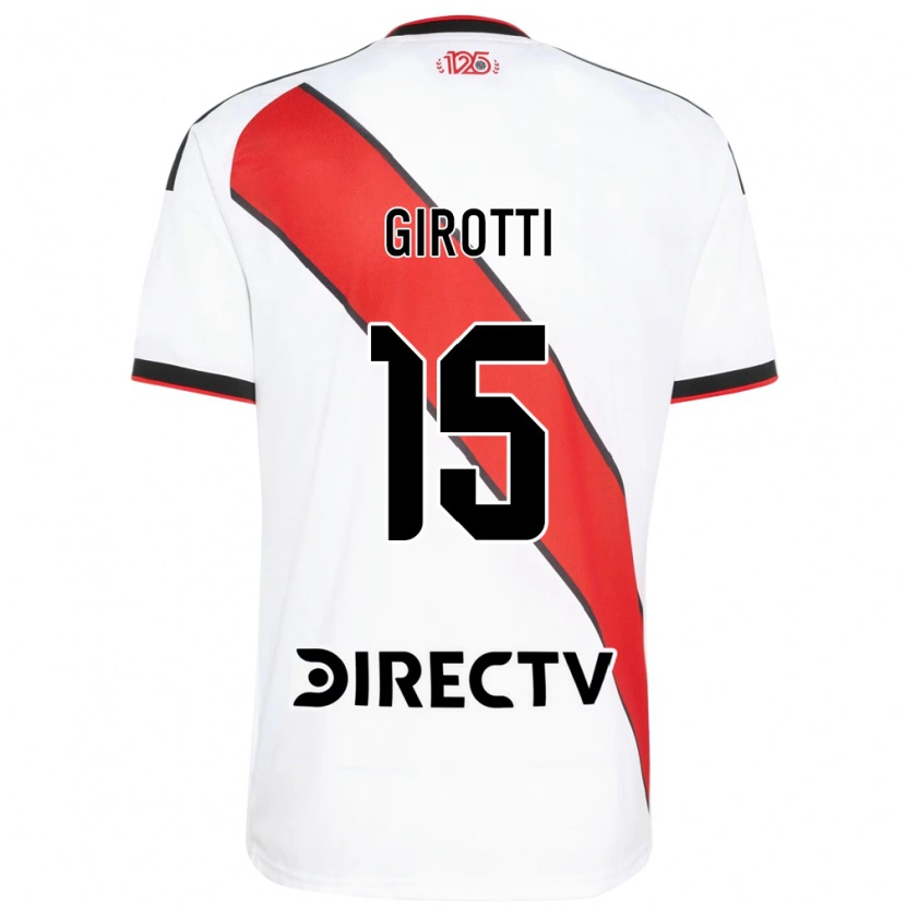 Danxen Dames Federico Girotti #15 Rood Wit Zwart Thuisshirt Thuistenue 2026/27 T-Shirt België