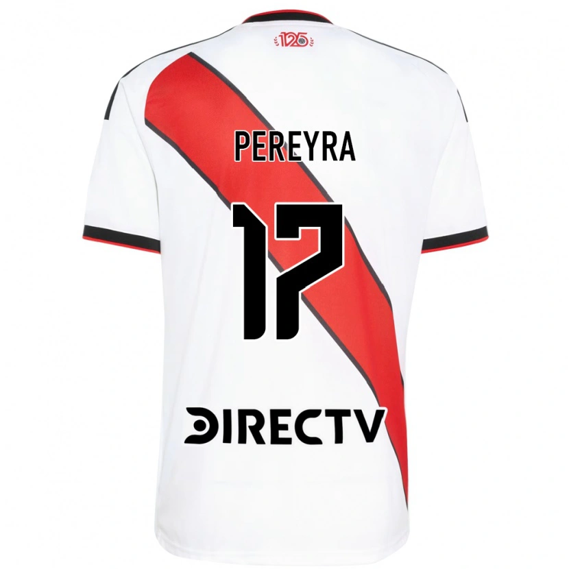 Danxen Dames Gonzalo Pereyra #17 Rood Wit Zwart Thuisshirt Thuistenue 2026/27 T-Shirt België