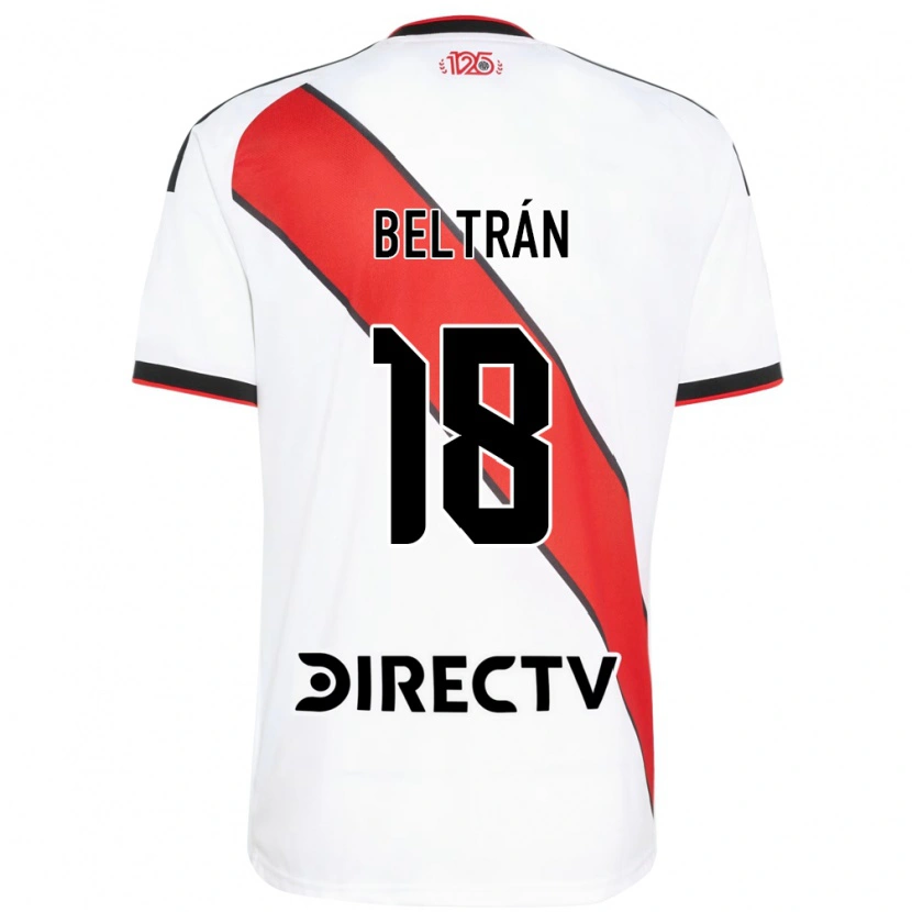 Danxen Dames Lucas Beltrán #18 Rood Wit Zwart Thuisshirt Thuistenue 2026/27 T-Shirt België