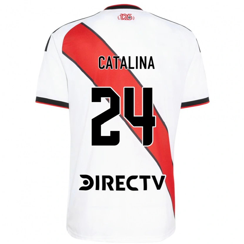 Danxen Dames Catalina Julia Primo #24 Rood Wit Zwart Thuisshirt Thuistenue 2026/27 T-Shirt België