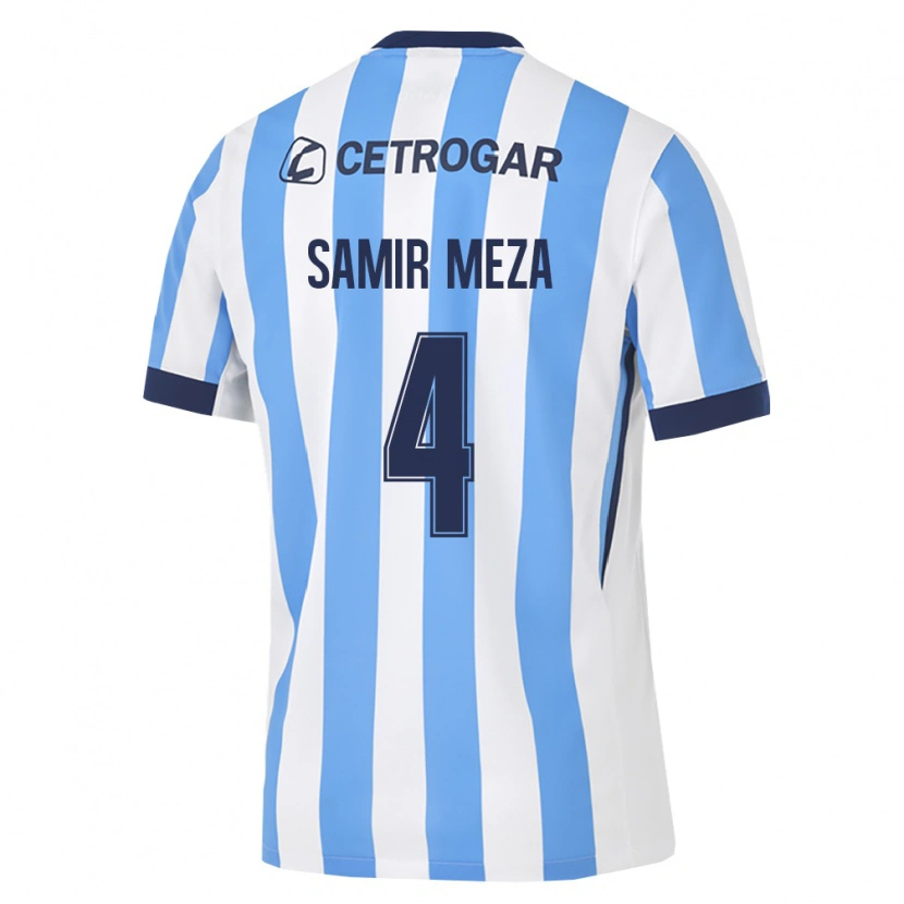 Danxen Dames Samir Meza #4 Lichtblauw Wit Zwart Thuisshirt Thuistenue 2026/27 T-Shirt België