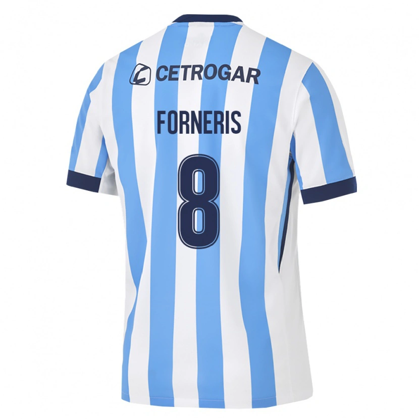 Danxen Dames Alan Forneris #8 Lichtblauw Wit Zwart Thuisshirt Thuistenue 2026/27 T-Shirt België