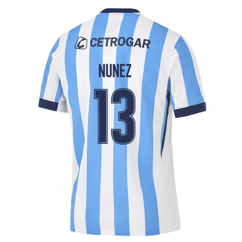 Danxen Dames Matias Nunez #13 Lichtblauw Wit Zwart Thuisshirt Thuistenue 2026/27 T-Shirt België