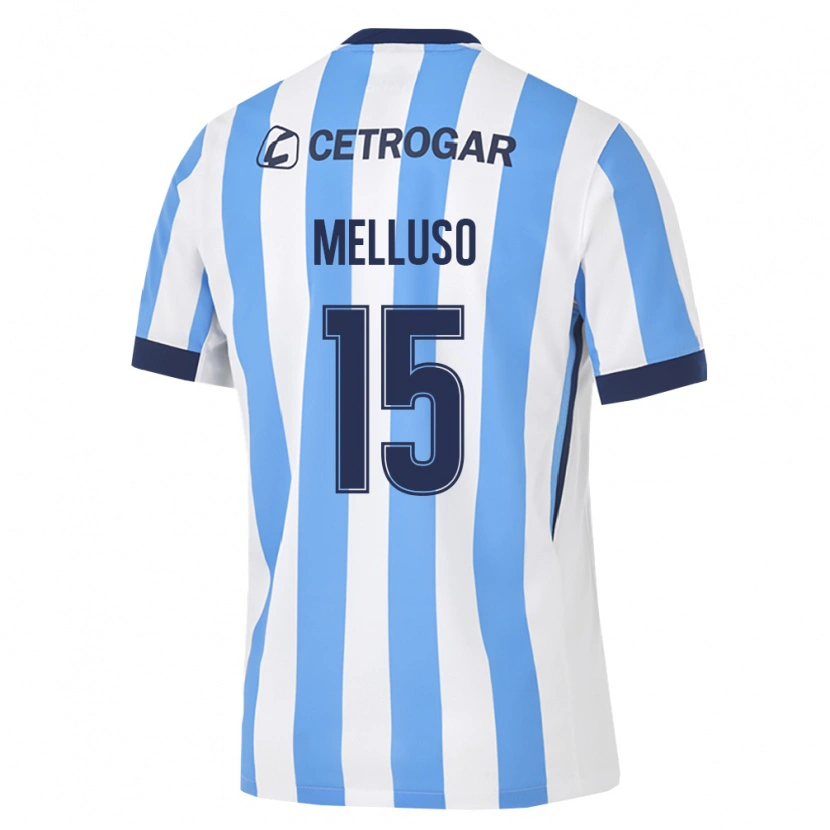 Danxen Dames Mateo Melluso #15 Lichtblauw Wit Zwart Thuisshirt Thuistenue 2026/27 T-Shirt België