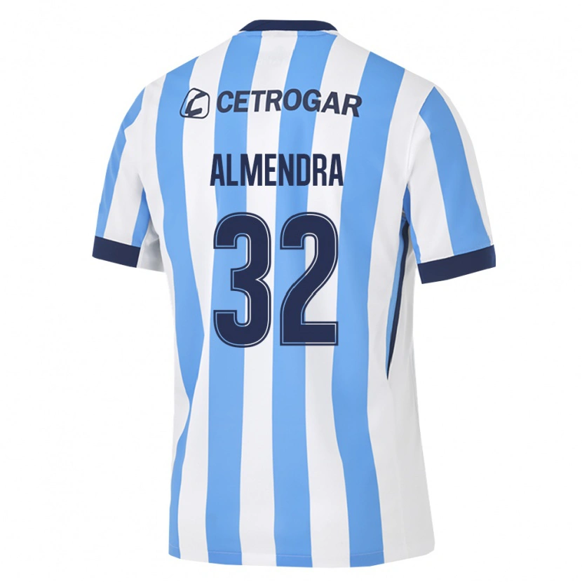 Danxen Dames Agustin Almendra #32 Lichtblauw Wit Zwart Thuisshirt Thuistenue 2026/27 T-Shirt België