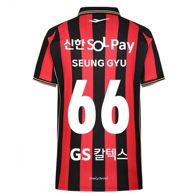 Danxen Dames Seung-Gyu Han #66 Rood Wit Zwart Thuisshirt Thuistenue 2026/27 T-Shirt België