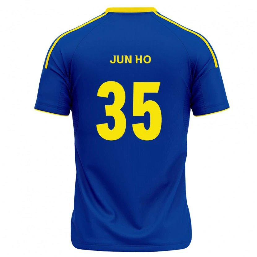Danxen Dames Jun-Ho Kim #35 Koninklijk Blauw Geel Thuisshirt Thuistenue 2026/27 T-Shirt België