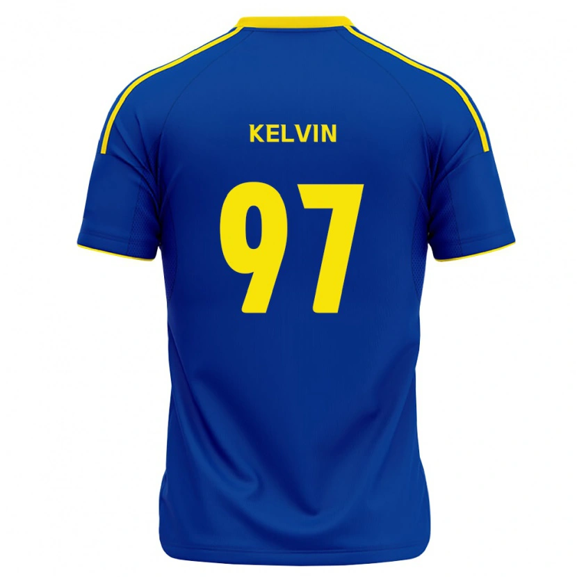 Danxen Dames Kelvin #97 Koninklijk Blauw Geel Thuisshirt Thuistenue 2026/27 T-Shirt België