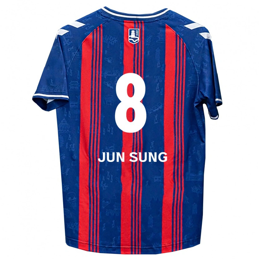 Danxen Dames Jun-Sung Lee #8 Blauw Rood Wit Thuisshirt Thuistenue 2026/27 T-Shirt België