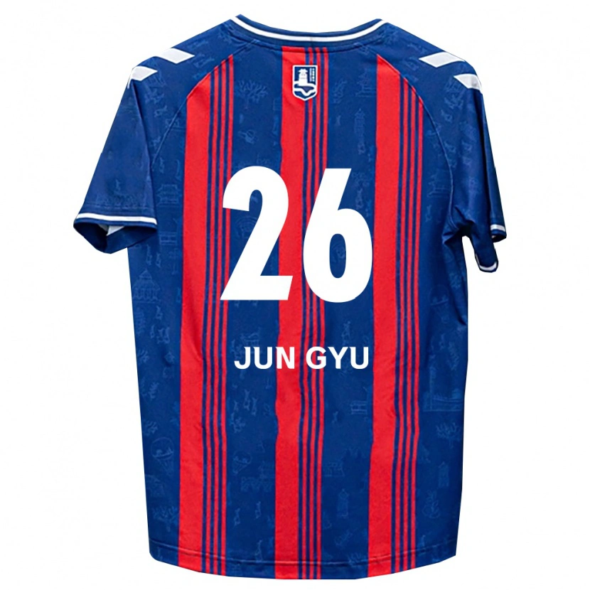 Danxen Dames Jun-Gyu Ahn #26 Blauw Rood Wit Thuisshirt Thuistenue 2026/27 T-Shirt België