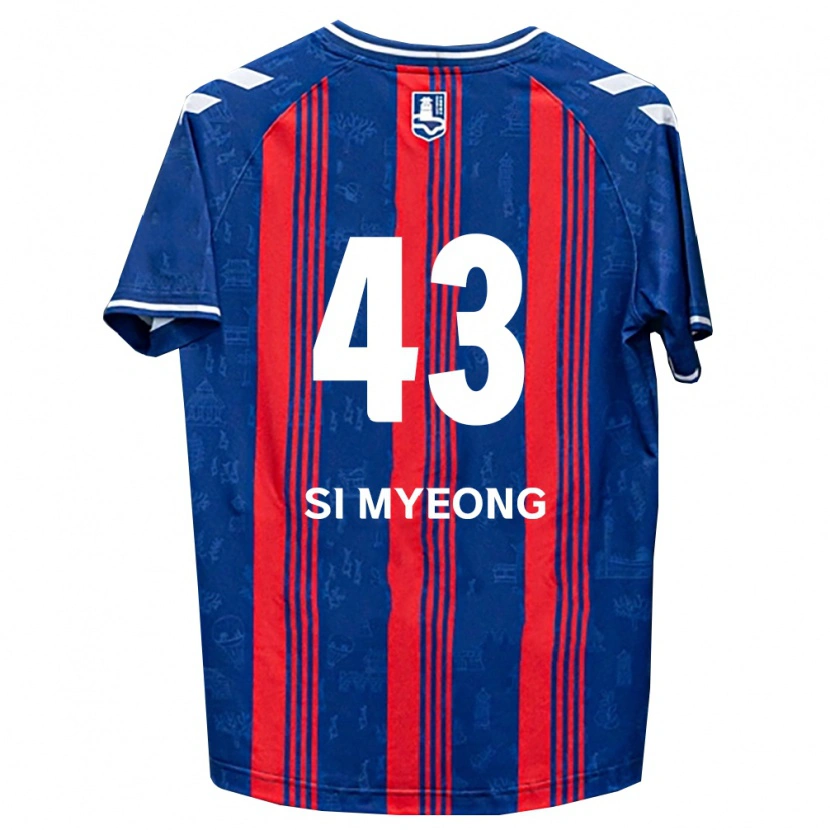 Danxen Dames Si-Myeong Lee #43 Blauw Rood Wit Thuisshirt Thuistenue 2026/27 T-Shirt België