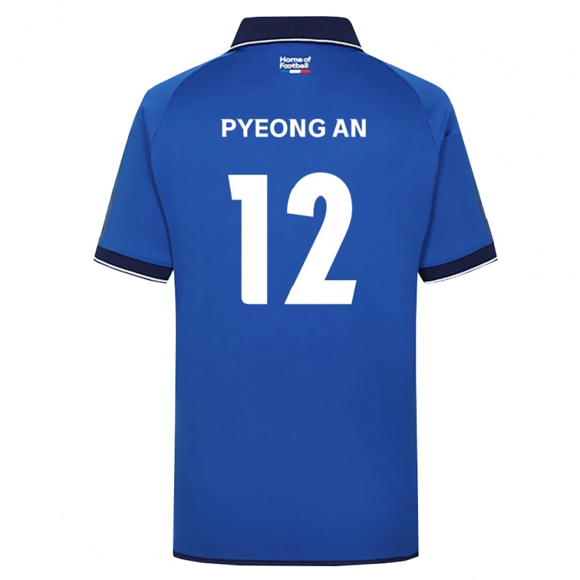 Danxen Dames Pyeong-An Lee #12 Koninklijk Blauw Wit Rood Thuisshirt Thuistenue 2026/27 T-Shirt België