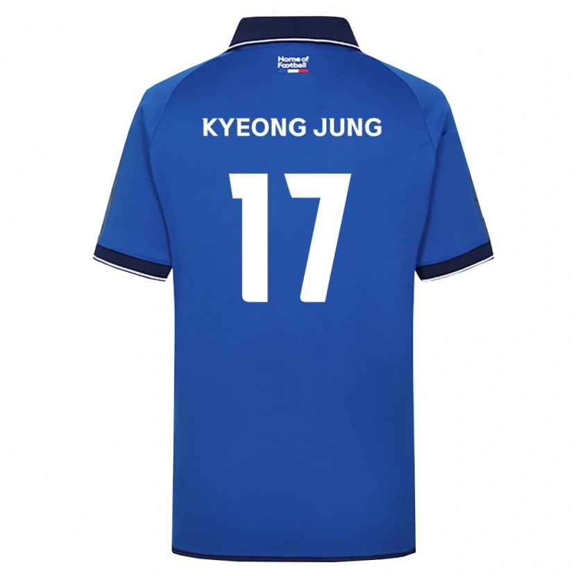 Danxen Dames Kyeong-Jung Kim #17 Koninklijk Blauw Wit Rood Thuisshirt Thuistenue 2026/27 T-Shirt België