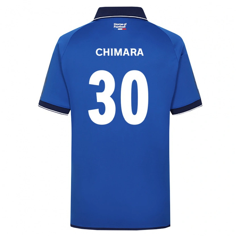 Danxen Dames Justin Chimara #30 Koninklijk Blauw Wit Rood Thuisshirt Thuistenue 2026/27 T-Shirt België