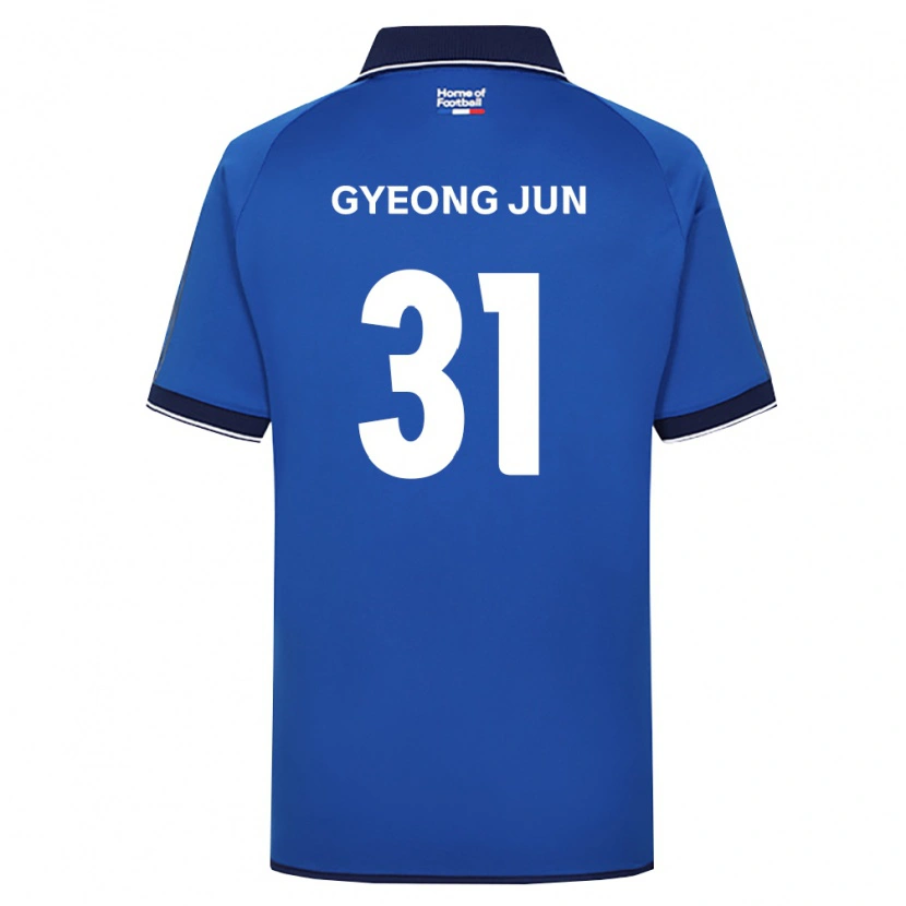 Danxen Dames Gyeong-Jun Lee #31 Koninklijk Blauw Wit Rood Thuisshirt Thuistenue 2026/27 T-Shirt België