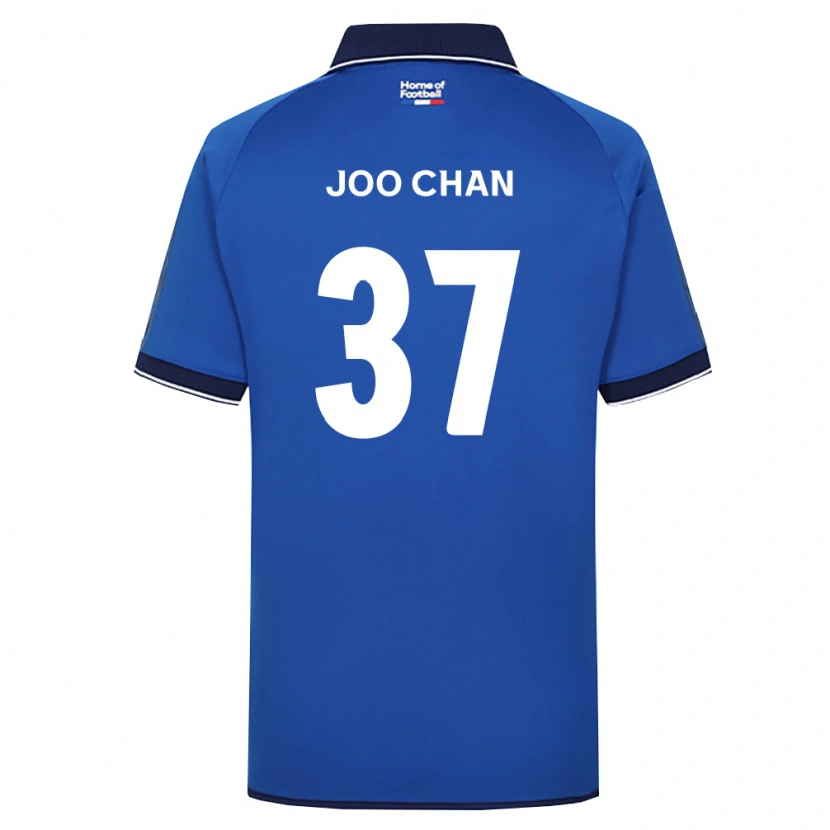 Danxen Dames Joo-Chan Kim #37 Koninklijk Blauw Wit Rood Thuisshirt Thuistenue 2026/27 T-Shirt België