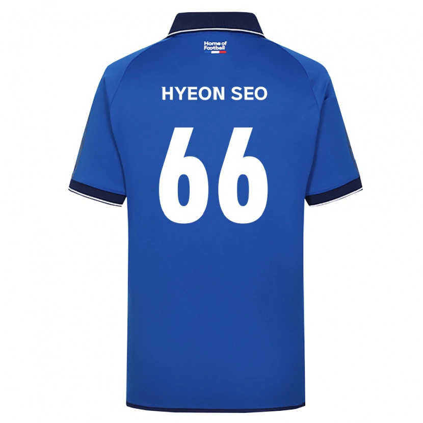 Danxen Dames Hyeon-Seo Han #66 Koninklijk Blauw Wit Rood Thuisshirt Thuistenue 2026/27 T-Shirt België