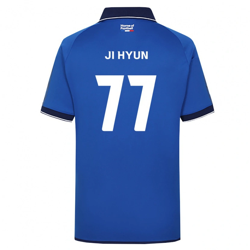 Danxen Dames Ji-Hyun Kim #77 Koninklijk Blauw Wit Rood Thuisshirt Thuistenue 2026/27 T-Shirt België