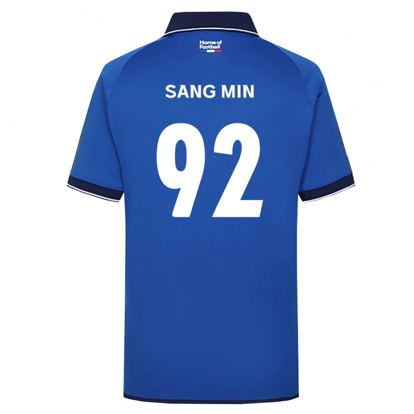 Danxen Dames Sang-Min Lee #92 Koninklijk Blauw Wit Rood Thuisshirt Thuistenue 2026/27 T-Shirt België
