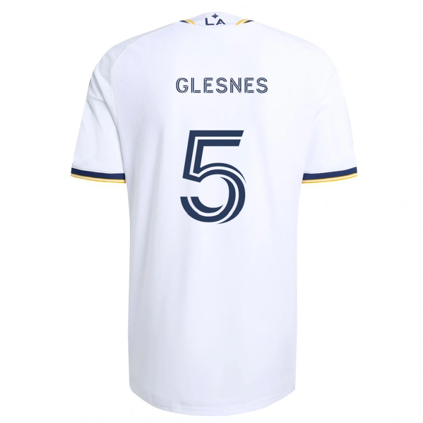 Danxen Dames Jakob Glesnes #5 Blauw Geel En Wit Thuisshirt Thuistenue 2026/27 T-Shirt België